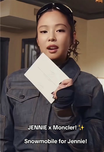 Jennie x Moncler! ✨ Snowmobile for Jennie! ​​ When Moncler Grenoble Fall/Winter 2026 takes its show to the Rocky Mountains, there’s only one way to arrive in style. JENNIE FOR MONCLER #JENNIEXMONCLERGRENOBLE #JENNIE #BLACKPINK #LIKEJENNIE #OA