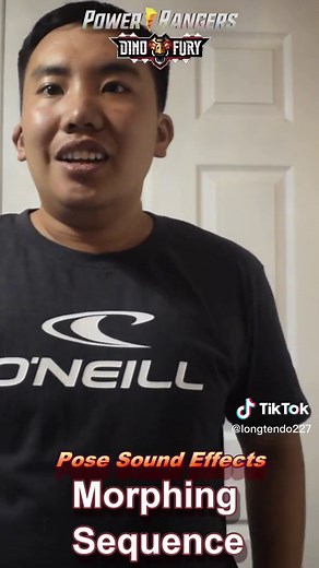 Power Rangers Dino Fury Morphing Sequence with Sound Effects