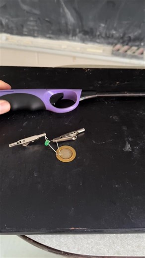 Use a piezoelectric buzzer to power a light. #physics #physicsdemo #science #stem | Rhett Allain