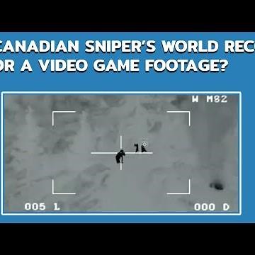 Canadian Sniper's World Record Or A Video Game Footage | Fact Check | BOOM