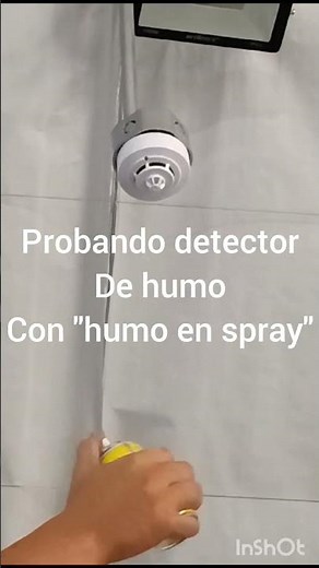 como probar el detector de humo