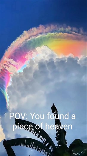 Have you ever seen clouds like this? POV: You found a piece of heaven #nature #asmr #relaxing