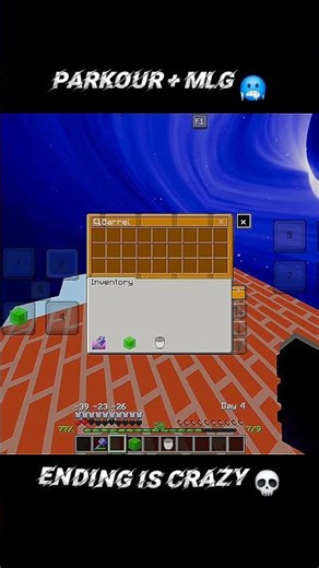 Parkour ÷ MLG 🥶 #minecraft