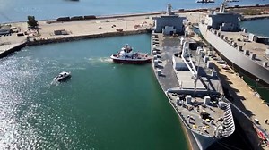 LAFD AND LBFD SHIPBOARD FIREFIGHTING DRILL PORT OF LB.
