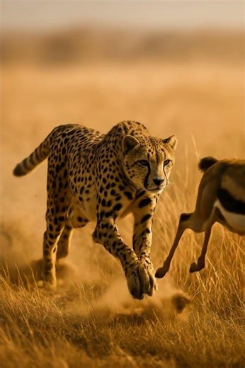 Cheetah vs Antelope 🐆🦌 | Nature’s Fastest Chase!