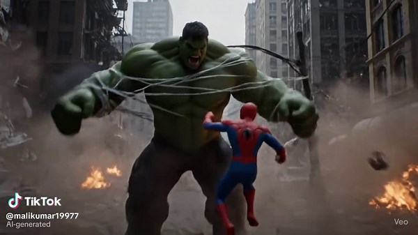 Spiderman vs. Hulk: Epic Marvel Showdown