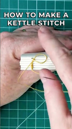 How to Make a Kettle Stitch #shorts