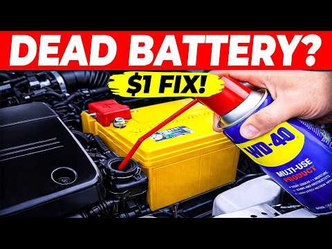 Never Buy a New Battery Again! Spray WD-40 and See What Happens