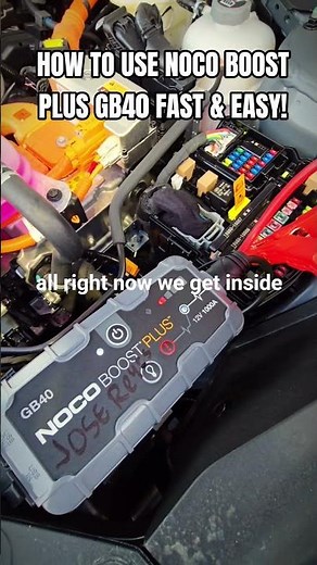 HOW TO USE NOCO BOOS PLUS GB40 12V 1000A FAST & EASY! STARTING DEAD CAR USING JUMP BOX!