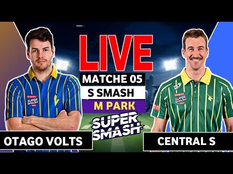 Otago vs Central Districts, 5th Match Hindi Commentary Live Match OTG VS CD SUPER SMASH