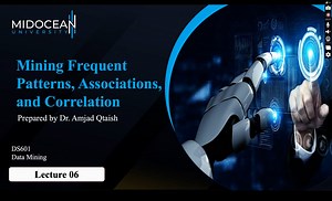 Data Mining – DS601 – Lecture 6