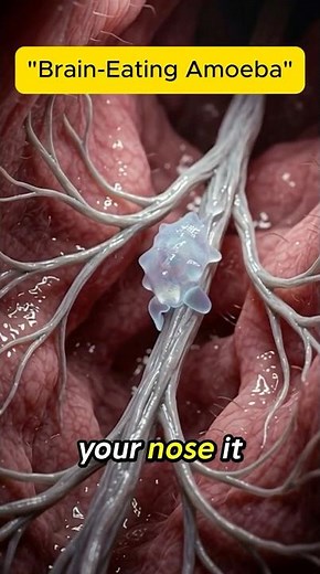 Brain Eating Amoeba: NEVER Jump into Lakes Without This #sciencefacts #amoeba #gross