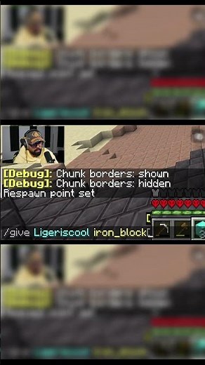 Liger cheats in his Minecraft YouTube video part 2 #minecraft #gaming #liger