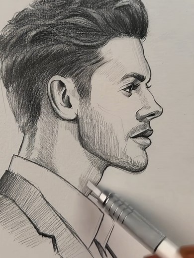 Beginner Face Drawing Tutorial with Pencil