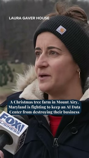 A Christmas tree farm is fighting to keep an AI data center from destroying their business.