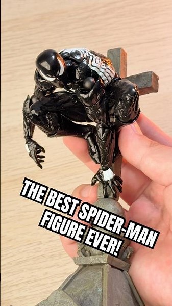 AMAZING YAMAGUCHI SYMBIOTE SPIDER-MAN IS AWESOME!!! #actionfigures #spiderman #symbiote #marvel