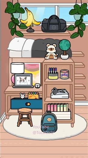 Free Aesthetic Study Room 📚Back to School Toca Boca #tocagirlz
