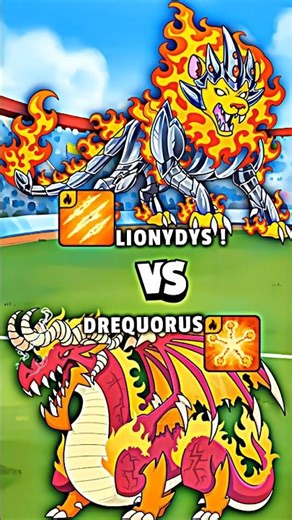 Lionydys vs Drequorus in Dynamons World🔥😈 ||