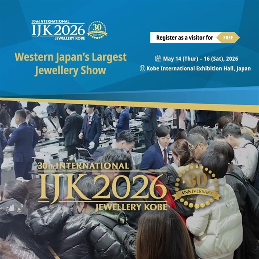 Join IJK 2026 – Western Japan’s Largest Jewellery Show | May 14–16