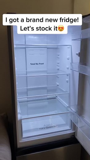 Sorry for all the gaps, being a brand new fridge I still need to figure out the configuration and what else I can fit🙏🏼❤️ #restock #restockwithme #restockasmr #restockoclock
