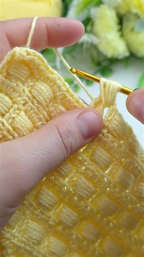 🧶 Easy Crochet Blanket for Beginners #babyblanket #knitting #pattern #howtocrochet #keşfet #trend