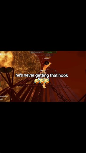 he will never get that hook 🤣🤣 #viral #viralvideo #roblox #robloxgameplay