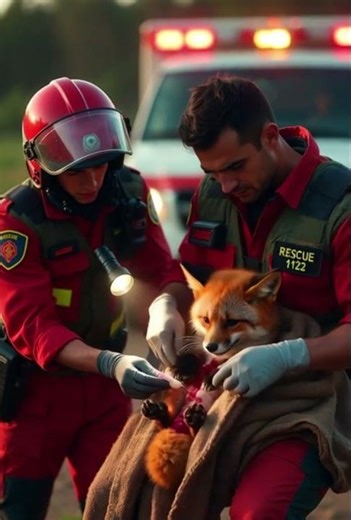Tiny Fox Cub Saved From Death | Rescue 1122 Hero#FoxCubRescue #Rescue1122 #AnimalHero