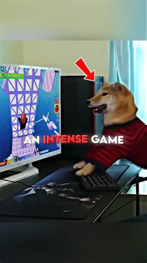 The Dog Who Loves To Play Computer Games 😂🐶 #shorts