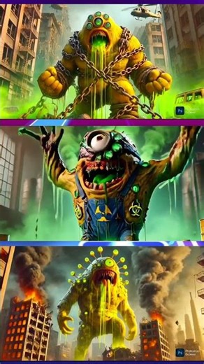 🔥 RADIOACTIVE MONSTER DESTROYS THE CITY 😱 🔥