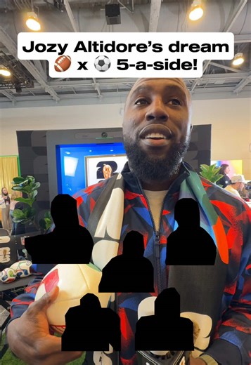 A crossover line-up like this? Yeah… that's solid. 👀🔥 Who makes your Dream 🏈 x ⚽ 5-a-Side? @NFL @Jozy Altidore