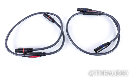 Transparent Audio Balanced MusicLink XLR Cables; 1m Pair Interconnects