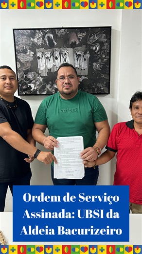 DSEI MARANHÃO on Instagram: "Um passo concreto para o fortalecimento da saúde indígena no Maranhão. 🏹🏥 Foi assinada a ordem de serviço para a construção da Unidade Básica de Saúde Indígena na Aldeia Bacurizeiro, território do povo Ka’apor, no Polo Base de Zé Doca. O ato contou com a assinatura do coordenador do DSEI Maranhão, Lúcio Guajajara, do presidente do CONDISI Maranhão, Edilson Krikati, e do vice-presidente João Reis, reafirmando o compromisso da gestão e do controle socia