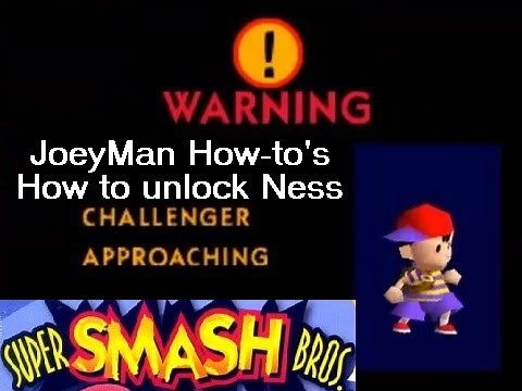 How to Unlock Ness - Super Smash Bros. (N64)
