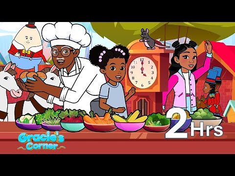 Veggie Dance + More Fun and Educational Kids Song | 2 Hour Gracie’s Corner Compilation