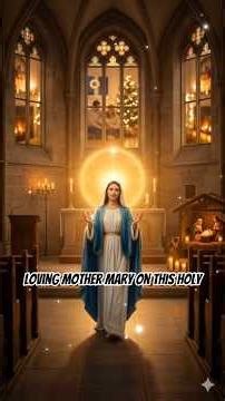 Sunday Morning Thanksgiving & Blessings Prayer to Mother Mary | Christmas Season #jesus #mothermary