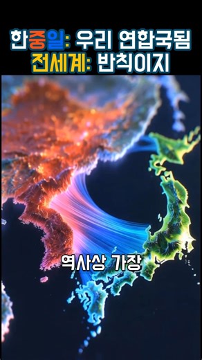 한중일이 연합국이 되면 벌어질일 #한중일 #연합국 #가상시나리오 #지정학