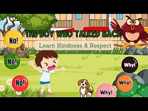 The Boy Who Talked Back | Moral Story for Kids | Learn Kindness & Respect |RB kidz Story