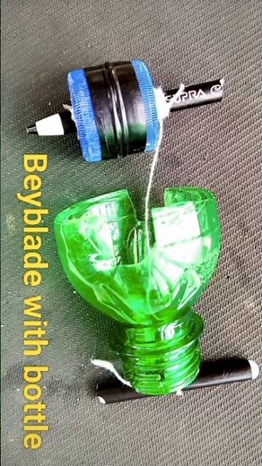 how to make beyblade with bottle caps#diy #experiements #craft #asmr #toys #beyblade #making