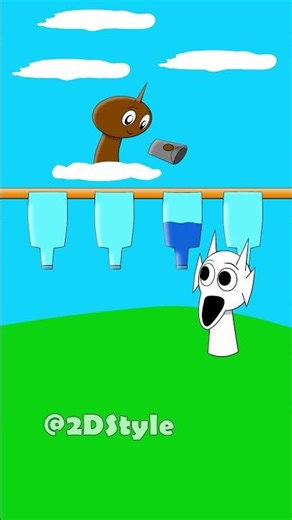 Happy Sprunki 😍 Magic🪄 Bucket Super Color Mixing Incredibox #sprunki