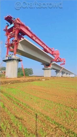 Mega Machine Installing Bridge Segments!