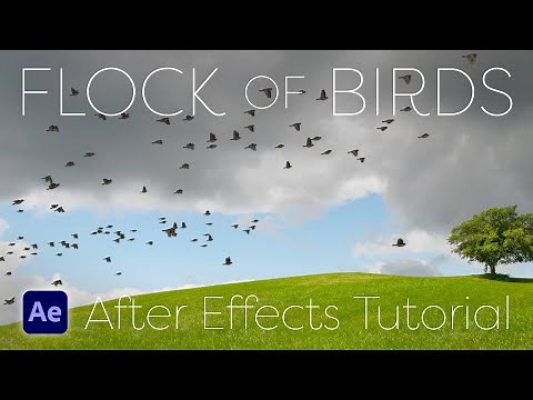Flock of Birds - After Effects Tutorial (Make Realistic Bird Animations)