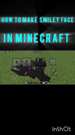 how to make smiley face in minecraft #kabir #minecraft