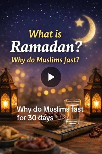 Muslims fast for about 30 days during Ramadan because it is a special month in Islam dedicated to spiritual reflection, discipline, and worship. Here are the main reasons: 1. It is a command from… | afifa khanam