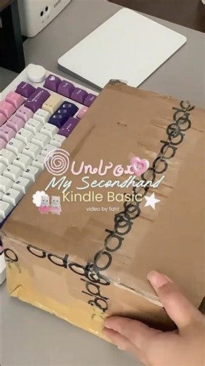 Unbox My Secondhand Kindle Basic 🎀🎟️ | FahT