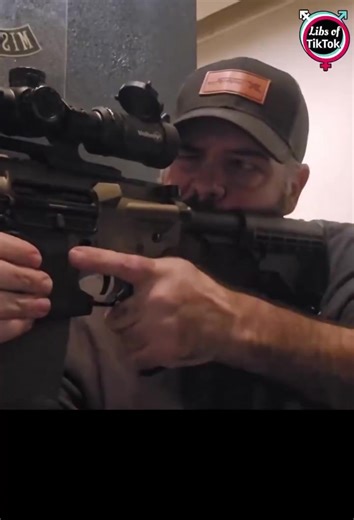 A Leftist appears to threaten to kill ICE agents and posts a video doing target practice: “If you guys don’t reconsider your tactics, you’re gonna start going home in body bags.” Credit: Libs of TikTok | Red State Citizen