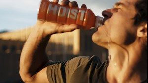 HOIST Premium Military Hydration Electrolyte Drink, Powerful IV-Level Hydration, Clinically Proven Performance Drink, Peach Mango, 16 Fl Oz (Pack of 12)