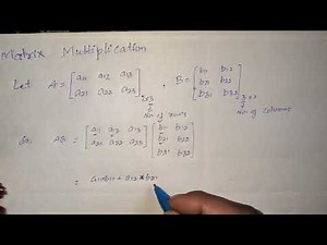 Matrix Multiplication / #mathematics