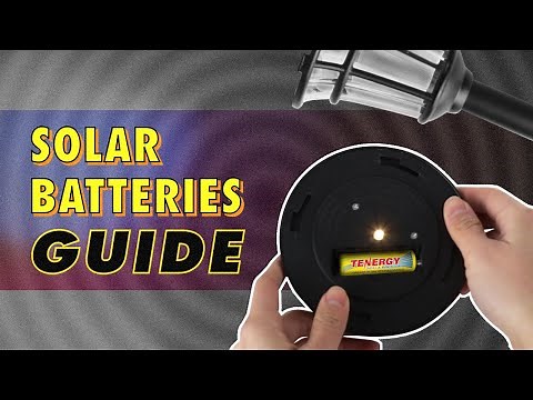 How to choose the right batteries for solar garden lights