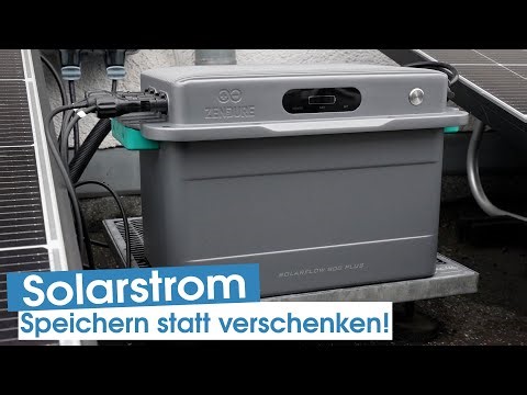 Balkonkraftwerk mit Speicher – Zendure SolarFlow 800 Plus | Test, Einrichtung & App