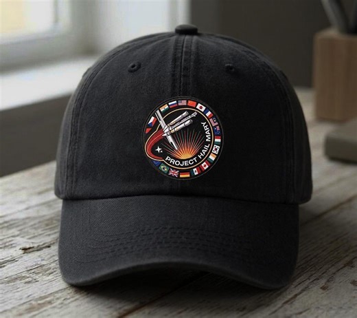 Embroidered Project Hail Mary Logo Hat, Jazz Hand Amaze Amaze Rocky Inspired Cap, Sci-fi Book Lover, Andy Weir, Nerdy Bookish Vintage Hat - Etsy
